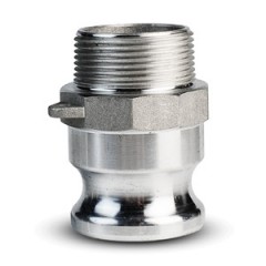 Камлоки алюминиевые серии F (ответная часть с внешней резьбой) Камлоки алюминиевые серии F (ответная часть с внешней резьбой)